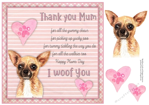I Woof You chihuahua