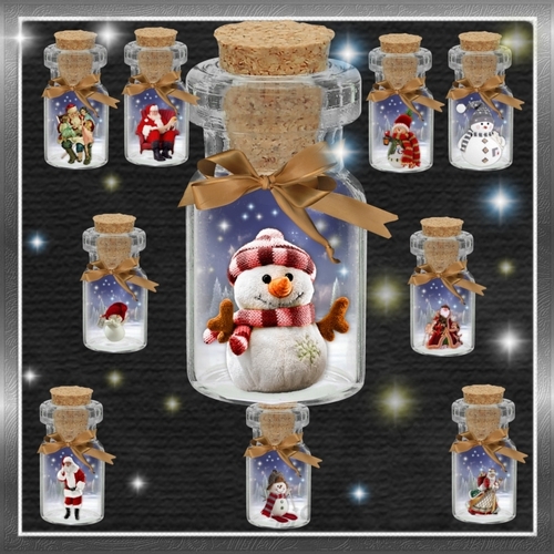 Magical Christmas Bottles