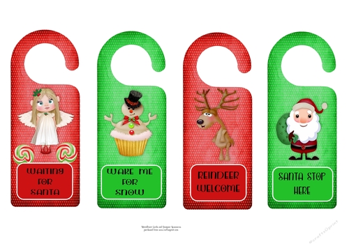Christmas Door Hangers