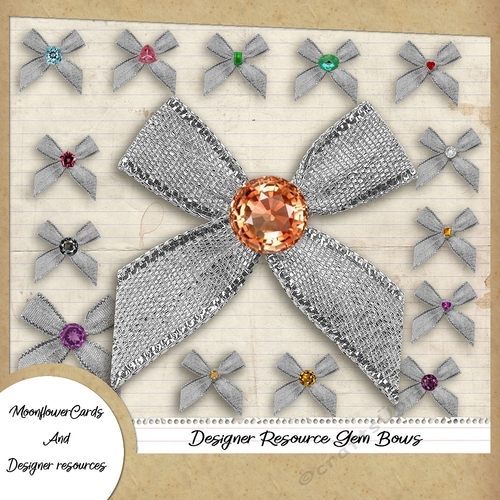 Designer Resource Gem Bows 