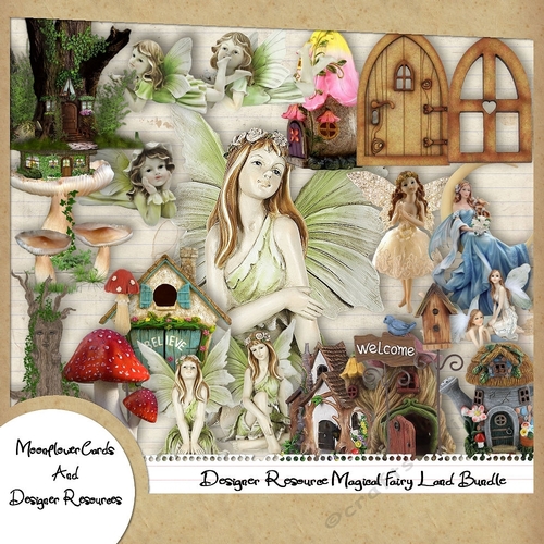 Designer Resource Magical Fairy Land Bundle