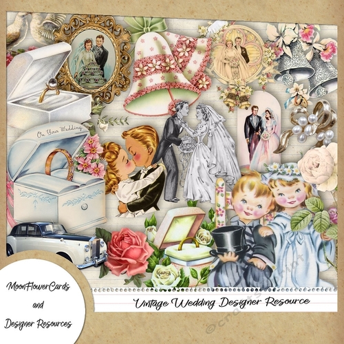 Vintage Wedding Designer resource Bundle 