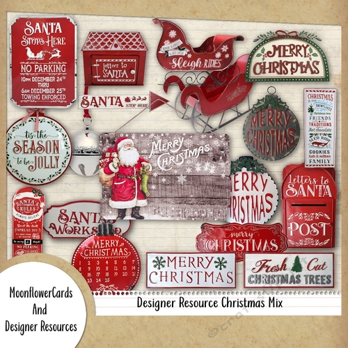 Designer Resource Mixed Christmas Sign Bundle 