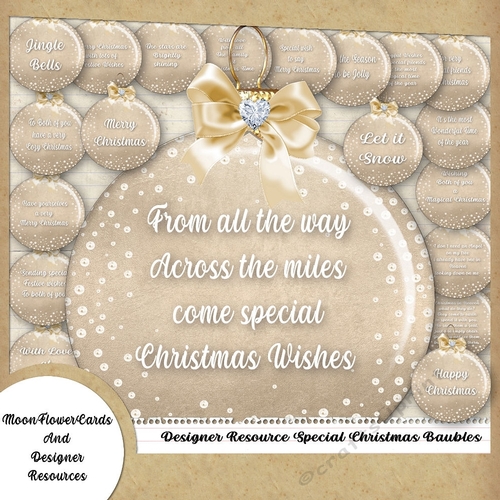 Designer Resources Special Christmas Baubles 