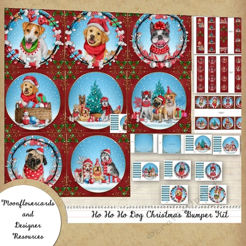 Ho Ho Ho Dog Christmas Bumper Kit 