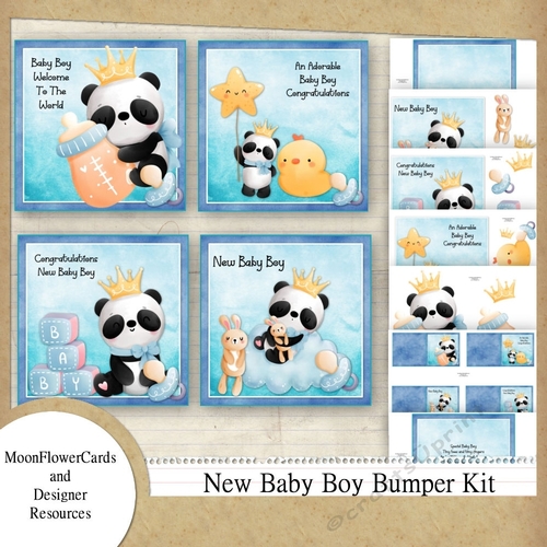 New Baby Boy Bumper kit 