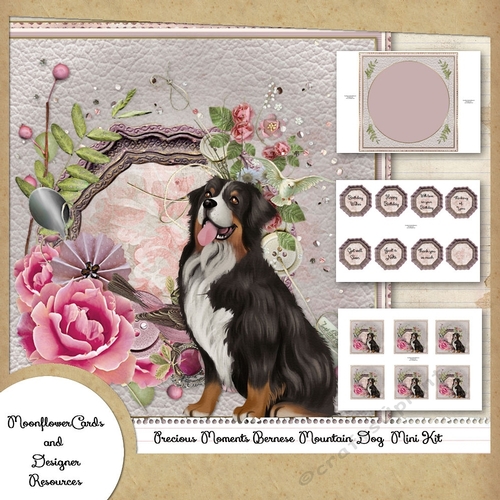 Precious Moments Bernese Mountain Dog  Mini Kit 