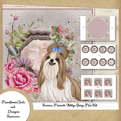 Precious Moments Shihtzu Beige Mini Kit