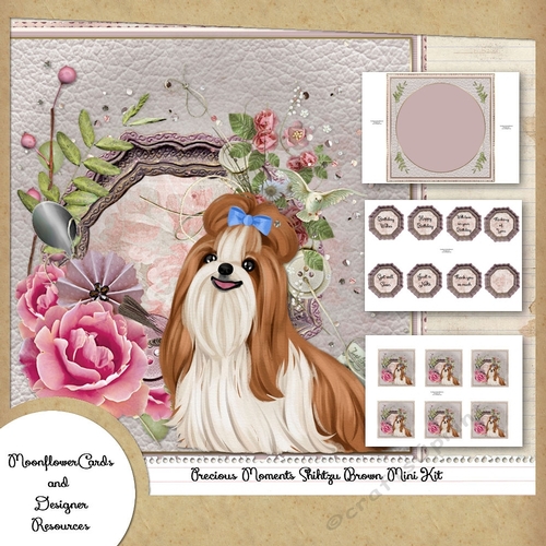 Precious Moments Shihtzu Brown Mini Kit