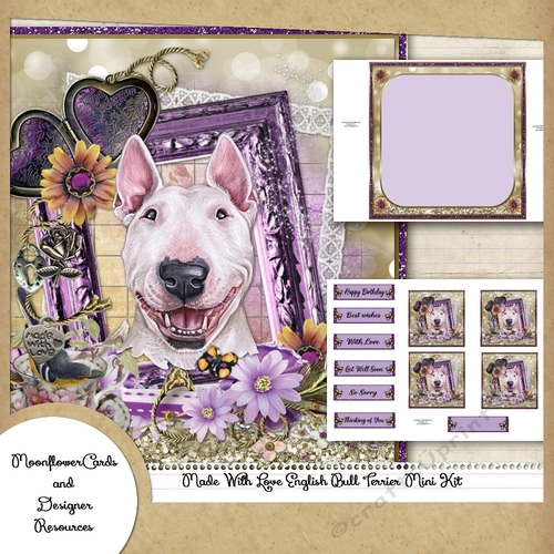 Made With Love English Bull Terrier Mini Kit
