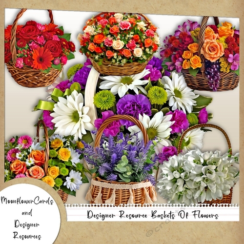 Spring Floral Baskets 