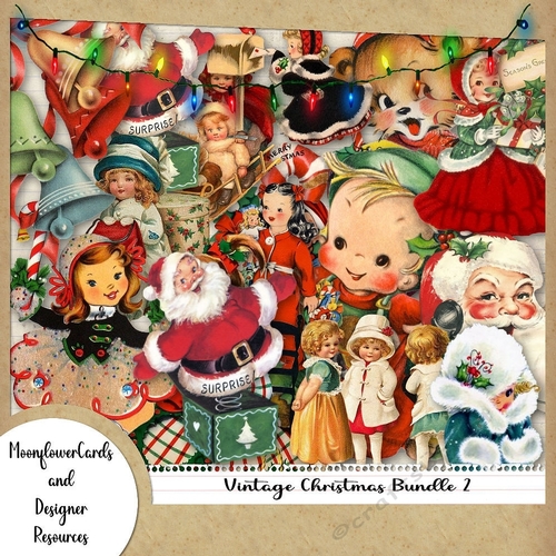 Designer Resource Vintage Christmas  Bundle 1