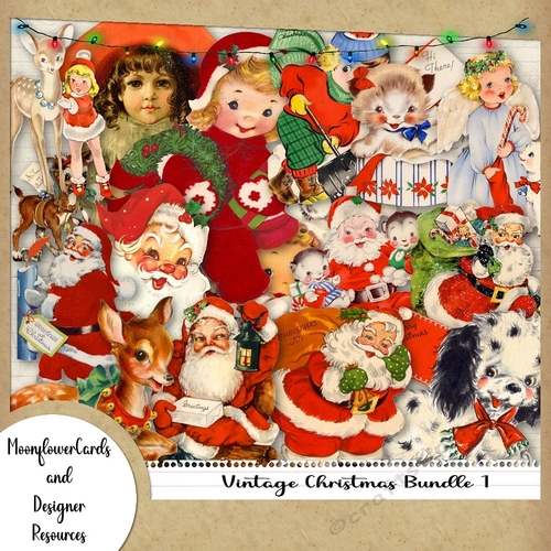 Designer Resource Vintage Christmas  Bundle 2