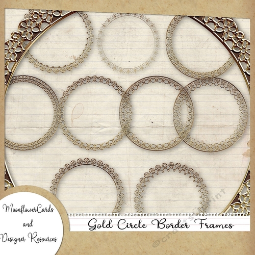 Beautiful Golden Border Frames