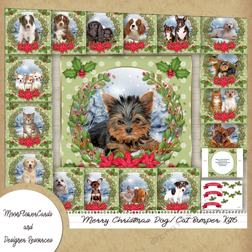 Merry Christmas Dog/Cat Bumper Kit