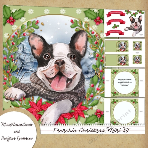 Christmas Frenchie Mini Kit 