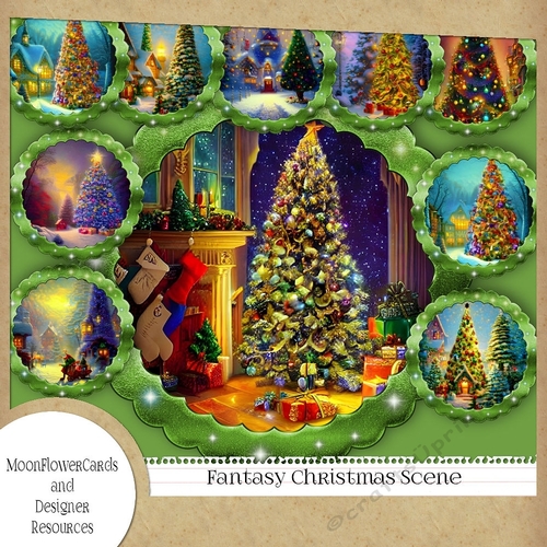 Fantasy Christmas Scene 1
