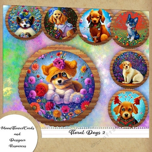 Floral Dogs 2