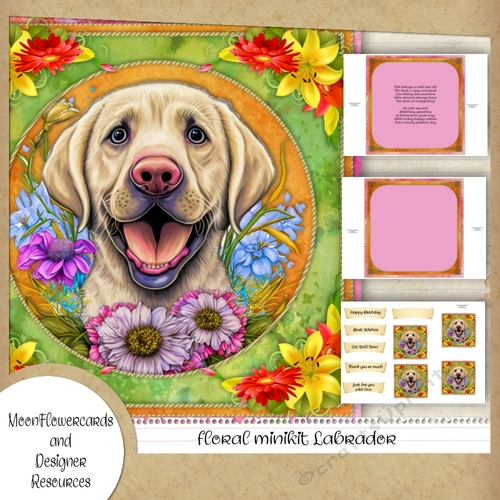   floral minikit Labrador 