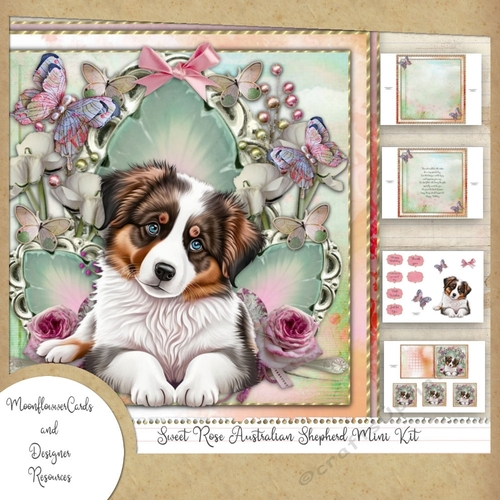 Sweet Rose Australian Shepherd Mini Kit