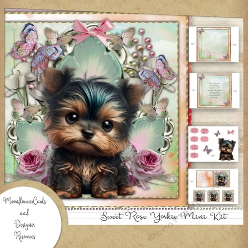 Sweet Rose Yorkie Mini Kit 