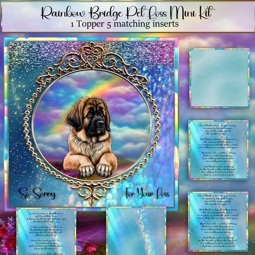 Rainbow Bridge Pet Loss leonberger