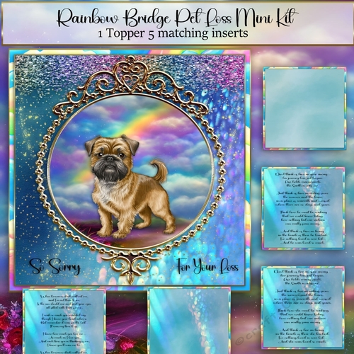 Rainbow Bridge Pet Loss Brussels Griffon