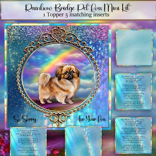 Rainbow Bridge Pet Loss Pekingese
