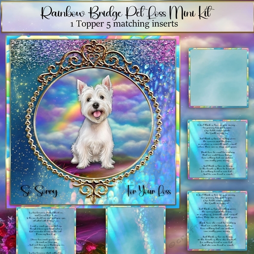 Rainbow Bridge Pet Loss Westie