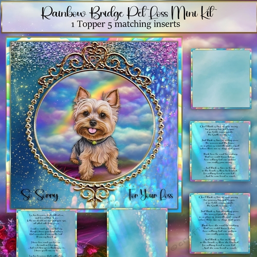 Rainbow Bridge Pet Loss Yorkie 2
