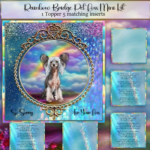 Rainbow Bridge Pet Loss chinese crested