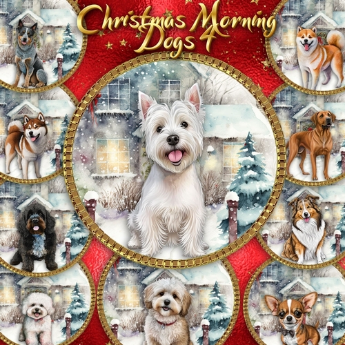 Christmas Morning Dog Bundle 4