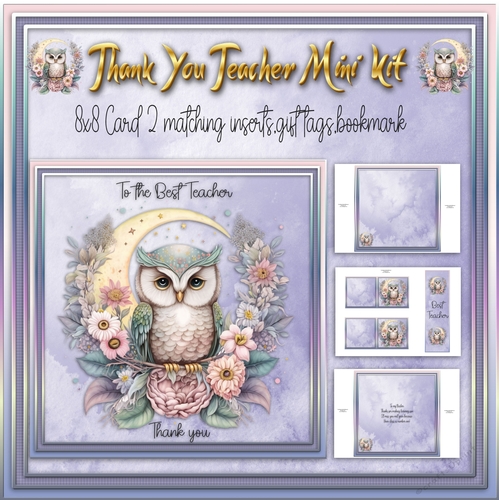 To Best Teacher  Thank You Mini Kit 