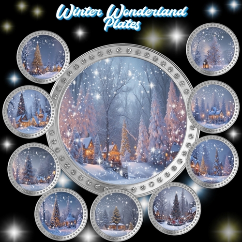 Winter Wonderland Plates 1