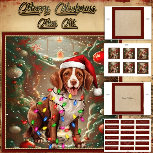 Merry Woofmas Mini Kit Brittany