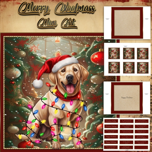 Merry Woofmas Mini Kit Labrador