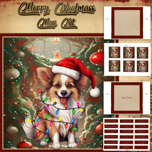 Merry Woofmas Mini Kit Papillon