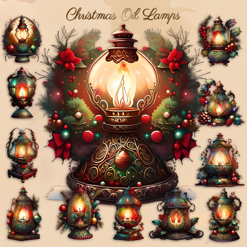 Christmas Oil Laps 