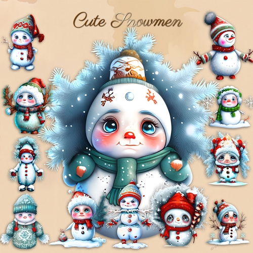 Adorable Snowmen