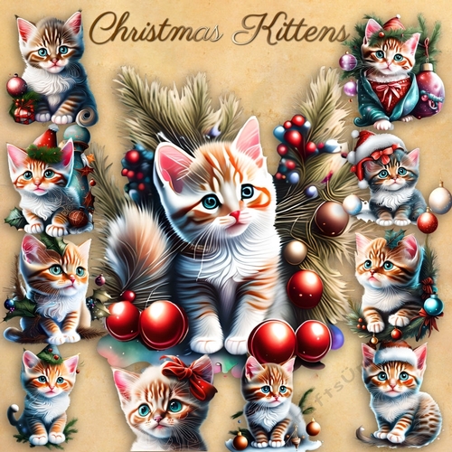 Christmas Kittens