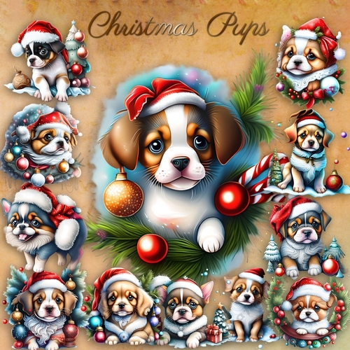 Christmas  Pups