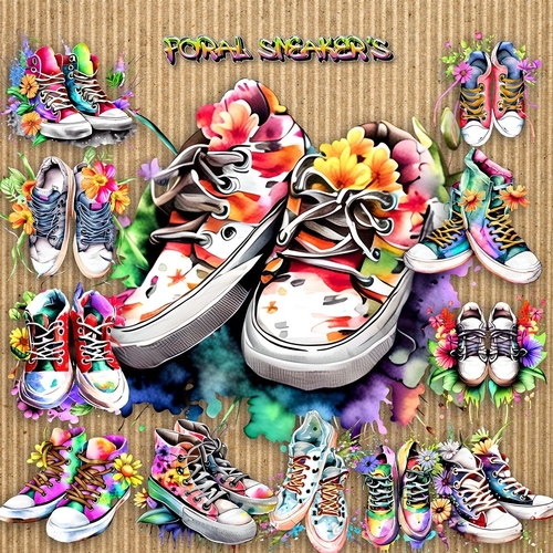Floral Sneakers