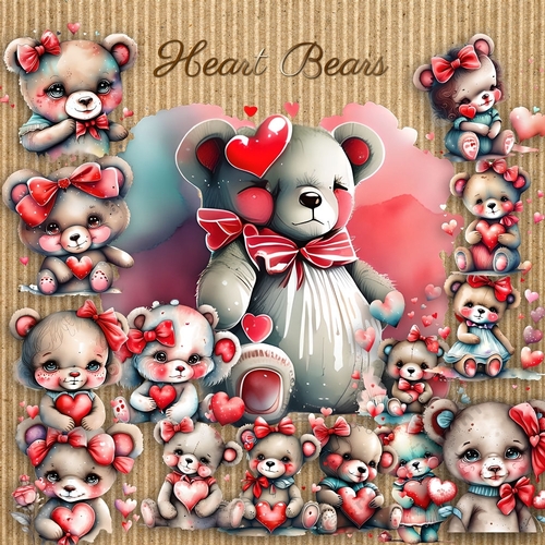 Heart Teddy Bears