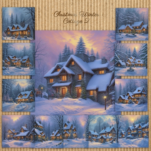 Whimsical Christmas Cottages 2