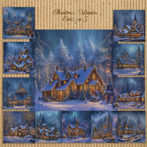Whimsical Christmas Cottages 3