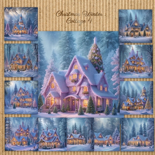 Whimsical Christmas Cottages 4