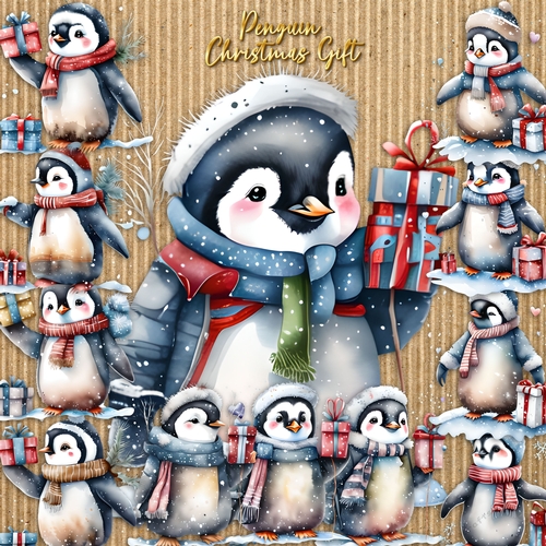 Penguin Christmas Gift