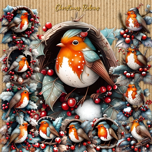 Christmas Robins