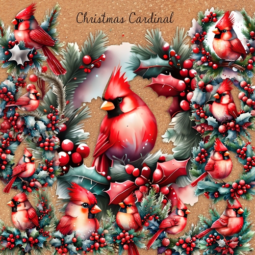 Christmas Cardinals
