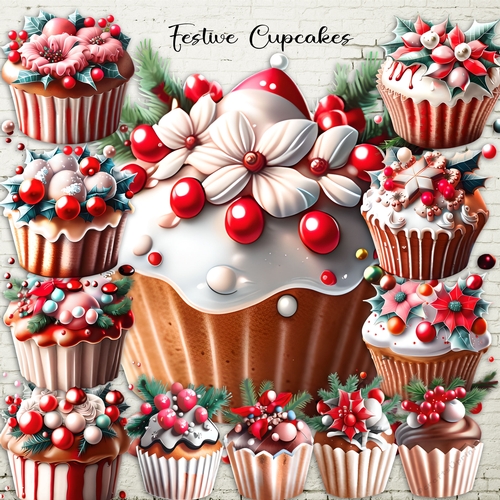Festive Cupcakes 